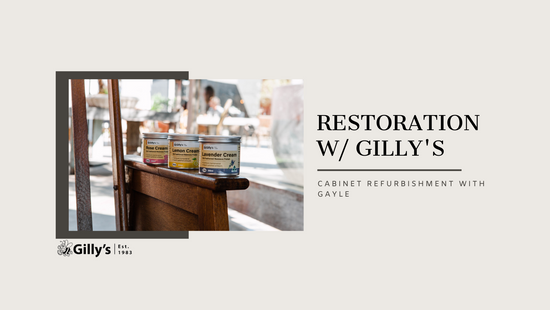 Restorations with Gilly's  - Display Cabinet Refurbishment by Gayle