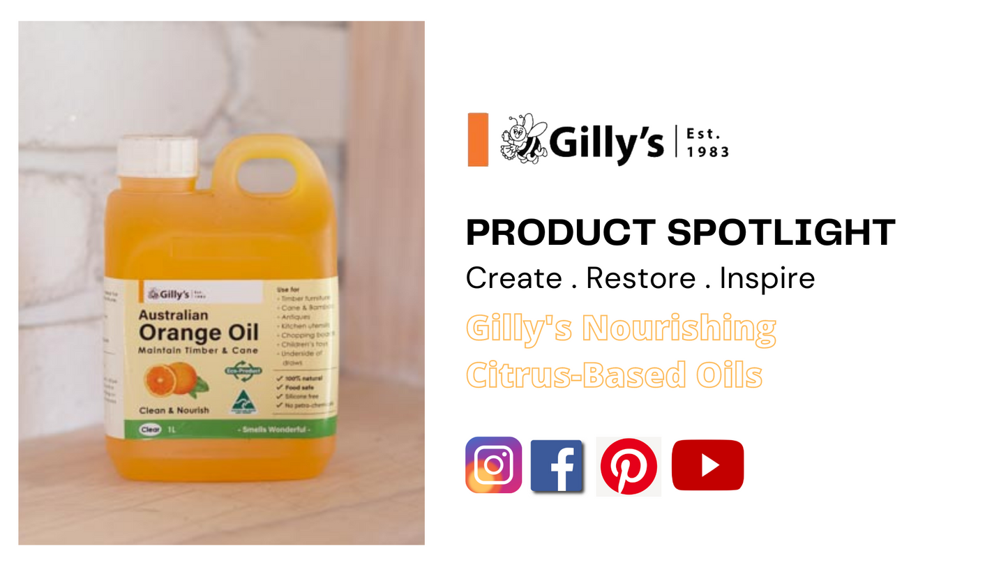 Product Spotlight - Gilly's Nourishing Citrus-Based Oils