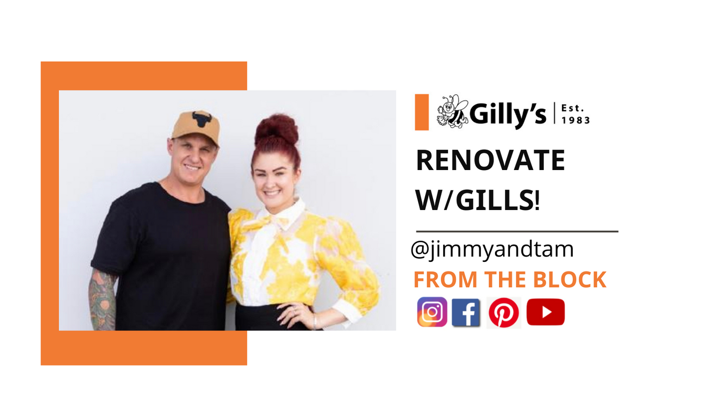 Renovate with Gilly's - An Interview with Jimmy and Tam from The Block