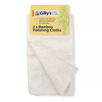 Bamboo Polishing Cloth 2 Pack