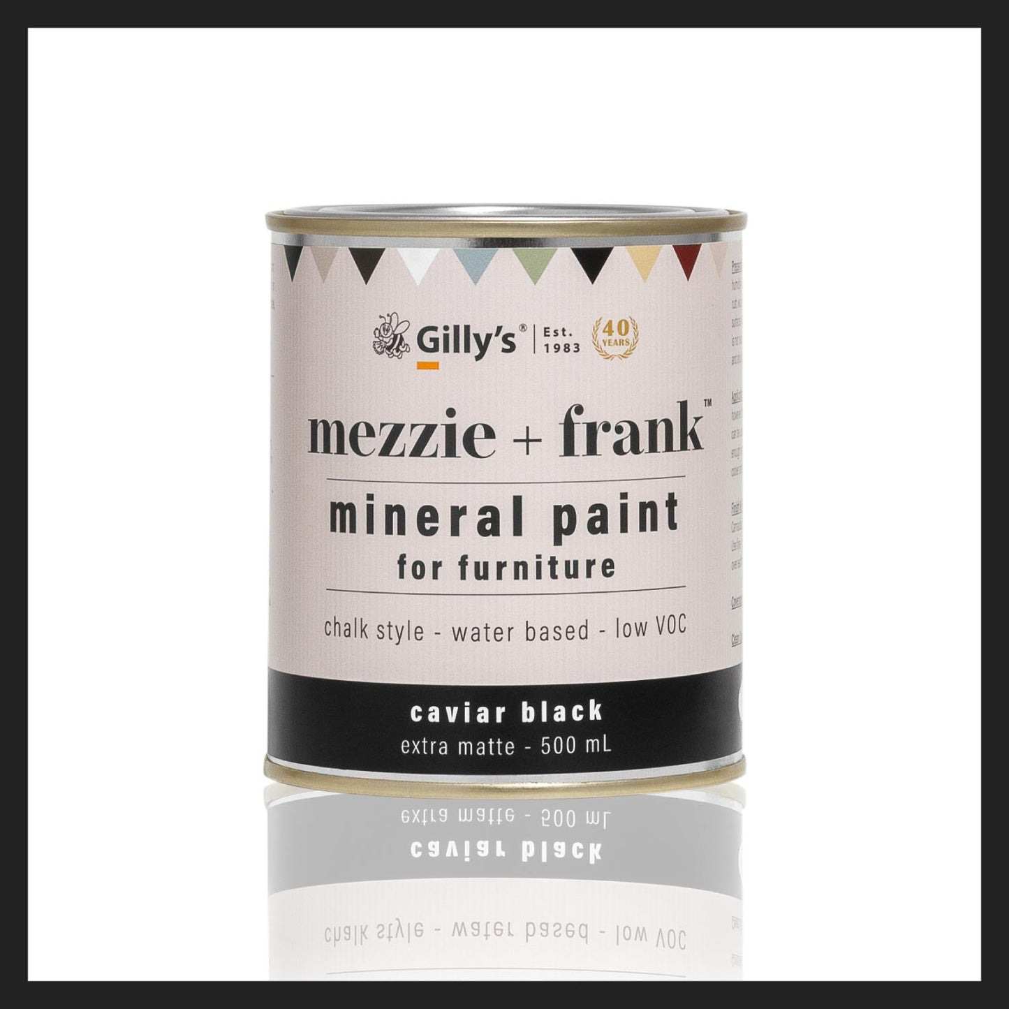 Mineral Paint Caviar Black - Chalk Style